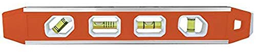 Johnson Level & Tool 1421-1200 Torpedo-Wasserwaage, magnetisch, Aluminium, verstärkt, 30,5 cm, Rot, 1 Ebene