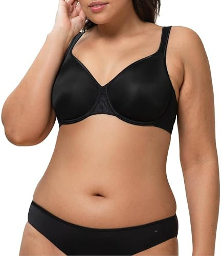 Triumph Womens Comfort Minimizer W X Bra, Black, 40DD UK