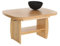 Hela Tische, Funktionscouchtisch Michael, Holzoptik melaminbeschichtet, Dekor Buche, ausziehbar 90-142cm, höhenverstellbar mit Kurbel 52-62cm