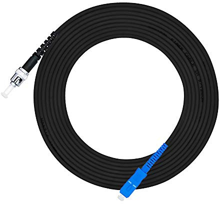 Jeirdus 10Metri SC a ST Cavo a fibre ottiche Simplex 9/125 SMF Cavo Patch ottico Ponticello Singlemode SC-ST