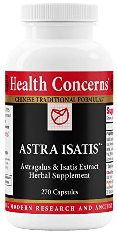 Health Concerns Astra Isatis – Immune Defense & Respiratory Health Supplement – Herbal Cold & Flu Support – Astragalus, Isatis & Licorice Extracts - Chinese Traditional Formula – 270 Capsules