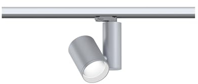 Paulmann 91346 LED Schienensystem ProRail3 Schienenspot Zeuz 39° 33W 4000K 230V Silber dimmbar Schienensysteme Deckenschiene Metall, Kunststoff