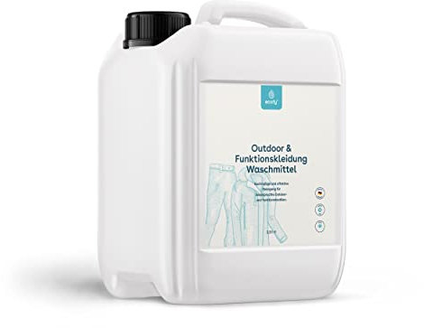 Waschmittel für Outdoorbekleidung Funktionsbekleidung Sportbekleidung vegan Spezialwaschmittel Funktionstextilien Goretex Sympatex (2,5 Liter)