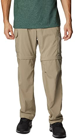 Columbia Men's Silver Ridge Utility Convertible Pant, Tusk, 28