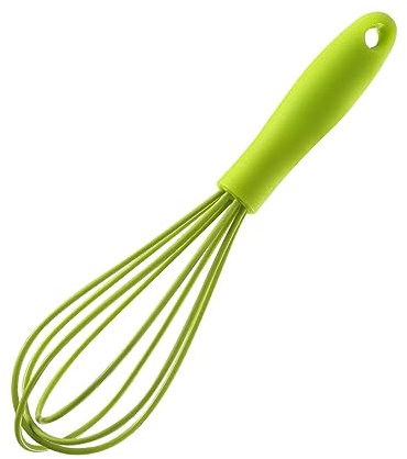 LUOFANG Mini Batteur à œufs en Silicone, Fouet à Main Durable, Fabricant de Mousse de crème, mélangeur d'œufs antidérapant, Fouet à œufs en Silicone Portable