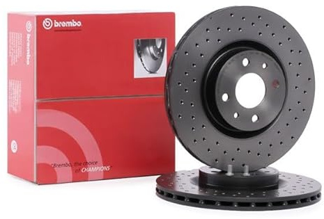 BREMBO 09.C645.11 2x Bremsscheiben Vorne Ø284mm gelocht/innenbel. Kompatibel mit ABARTH 500/595 / 695 Schrägheck 312 51938383 5741446