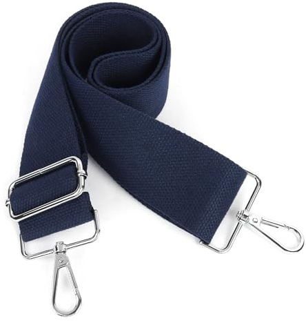 Moorle bred axelremsrem, 5 cm marinblå bred fickrem axelrem, axelrem för väskor justerbar, väskor bärrem väskrem handväskor rem