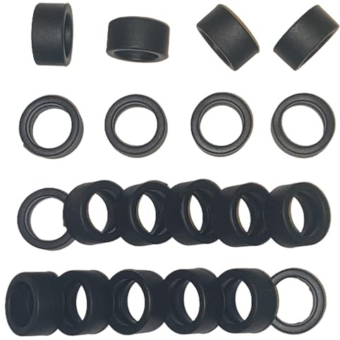 SSC Slot Cars Super Grip Ersatz-Autoreifen/Reifen-Set Zubehör, große GT Slicks kompatibel für - Scalextric Gallardo hinten, F430 hinten, Start Auto hinten usw. 11 mm breit (4)