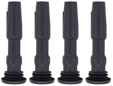 Wjelet 4 Stück Zündspule Gummistiefel Stecker für A1 8X A3 8V Golf 7 Beetle 5C Passat B8 Fabia III Octavia 5E Rapid Ibiza 6J Polo 6R UP Citigo Leon 5F Mii 1.0 1.2 1.4 1.6 04E905199H 04E905199A