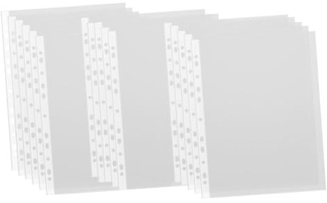 CANIGHT 100stücke Transparent Dokumententaschen Wasserdichte Dateiablage Für Fotos Und Unterlagen Klarsicht-ordner Für Büro Schule Und Reisen