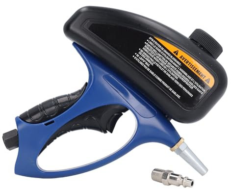 Pistolet de Sablage Pneumatique, Pistolet de Sablage pour Métal, élimination de la Peinture du Bois avec Processeurs à Soude, Machine de Sablage Manuelle pour la Réparation de