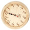 GAOFESA Orologio da parete rotondo multiuso per sauna camera da letto cucina silenziosi senza ticchettio in legno cronometristi accessorio portatile sauna tempo orologio in legno