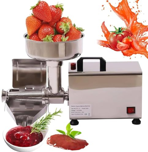 Macchina Elettrica Per Passare Il Pomodoro Colino elettrico per macinazione commerciale, macchina per la produzione di salse, setaccio professionale con filtro in acciaio per pressatura fatt