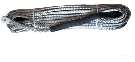 Cable sintético for cabrestante de Coche de 14 mm x 20 m, Resistente, for vehículos Todoterreno, ATV y UTV. Ligero y con Mayor Resistencia a la abrasión