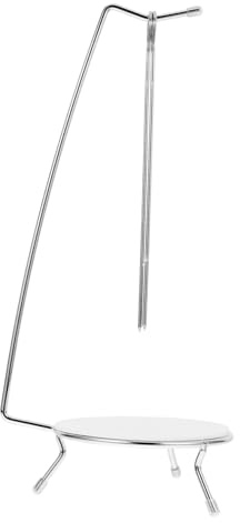LOLIPPYY Supports à Brochettes en Acier Inoxydable avec 2 Piques, Support Suspendu pour Barbecue, Accessoires Barbecue pour Camping Et Repas en Plein Air