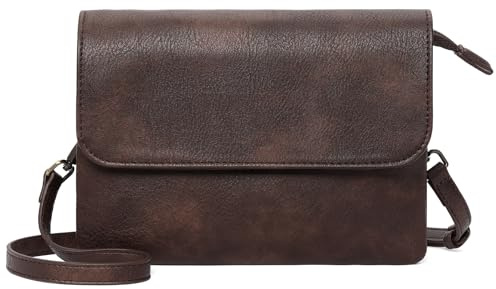 GAEKEAO Umhängetasche, Crossbody Bag Damen, Tasche Damen umhängetasche Geldbörse, Handtasche mit Kartenfächer Verstellbar Abnehmbar Schultergurt für Frauen