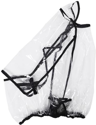 Hohopeti Funda de Lluvia para Cochecito de Cubierta de Eva Protectora Prueba de Viento para Viajes Cochecito Asiento de Automóvil