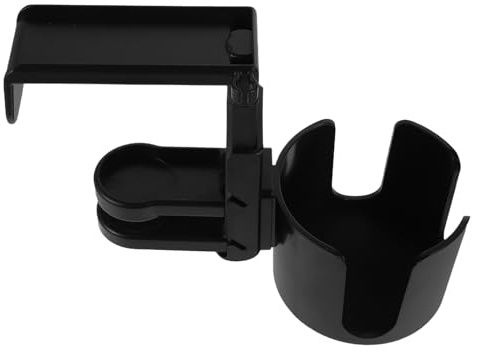 Tofficu Soporte para Auriculares con Portavasos de Escritorio 85mm, Gancho con Abrazadera Giratoria para Colgar Auriculares Debajo del Escritorio, Organizador Multifuncional para Oficina,