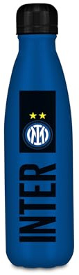 Seven Borraccia Inter, Blu, 500 ml, Acciaio Inox, BPA free, Ermetica, Tenuta Stagna, A prova di perdite, Caldo 12h/Freddo 24h, Scuola, Sport, Viaggi, Per ragazzi, Idea regalo tifoso