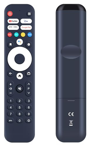 WKOLF Nuovo Telecomando di Ricambio Compatibile con Decoder Telesistema per T2 HD HEVC Main 10 Televisione Digitale Terrestre (DVB-T2)