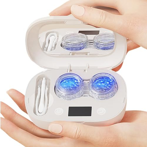 Limpiador Ultrasónico De Lentes De Contacto Recargable Con Temporizador