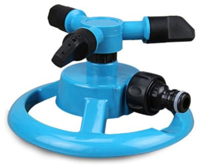Toyvian Aspersor Automático para Jardín con Riego Giratorio de 360 Grados, Material Abs, Rápido Enfriamiento de Techo y Césped