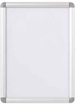 Bi-Office - Porte-affiches clipsable - A3 - cadre aluminium