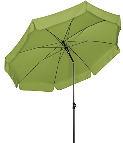 Doppler Absolut wetterfester Gartenschirm Sunline 150 fresh green, UV-Schutz 50 Plus und Knicker,