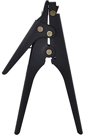 Nylon-Kabelbinderpistole, 2,4-9 mm Kunststoff-Kabelbinder-Spannwerkzeug, 2-in-1-Spann- und Schneidwerkzeug für Kunststoff-Nylon-Kabelbinder oder Befestigungselemente