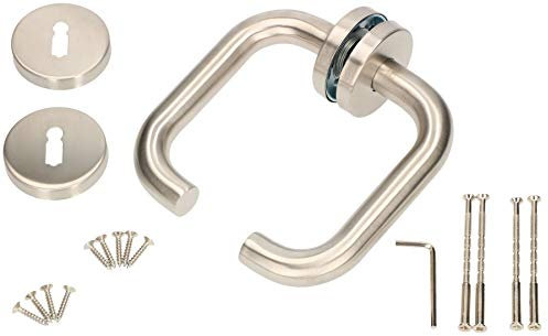 KOTARBAU® Rosettengarnitur 140 mm Edelstahl A BB–Buntbart Universal
