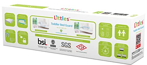 Littles bettgitter bettschutzgitter für Kinder und Baby. Faltbar/klappbar. 83 x 48.5 cm, Rosa