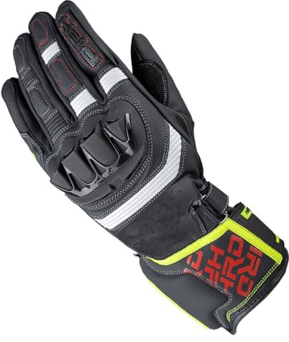 Held Revel 3.0 Lange Motorradhandschuhe aus Ziegenleder, Schwarz
