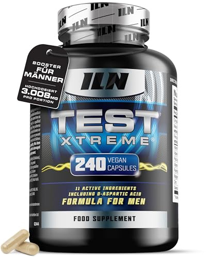 Test Xtreme Booster per Uomo – Integratore Alta Potenza – 240 Capsule
