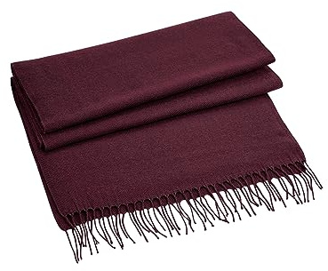 Beechfield - Classic woven scarf - Burgundy - One size