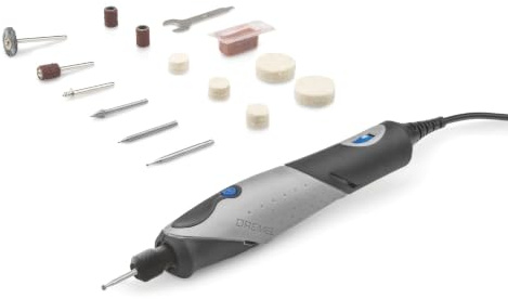 Dremel 2050 Stylo+ Electric Engraver, Versatile Craft Engraving Tool Kit with 15 Accessories and Multi Chuck to Engrave, Sand, Clean and Polish - Type C Plug