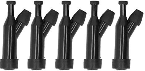 Natudeco 5PCS Zündkerzenstecker Zündkerzenabdeckung Hochleistungs-Steckerkappe Motorrad-Zündkerzenstecker Rasenmäher-Steckerdeckel Wasserdichter Zündkerzenstecker Für GX120 GX140 GX160