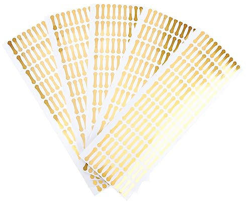 SHINEOFI Tamper Proof Stickers PVC Self Adhesive Security Labels 2x0.5cm, 500pcs Tamper Evident Seal Tape for Packaging and Freshness Protection