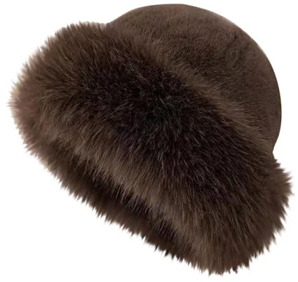 Hats for Women UK Clearance Ladies Winter Hats Today's Deals,Warm Windproof Plush Velvet Hat Thick Ear Protection Caps Outdoor Hunting Hiking Thermal Faux Fur Hats Wool Hats for Christmas
