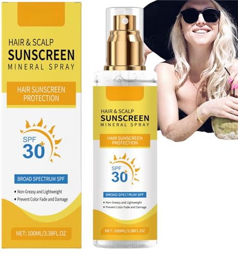 Hair & Scalp Sunscreen,Hair and Scalp Sunscreen Spray SPF 30,Mineral Sunsc/reen,SPF 30 H/air & S/calp Sun Protection Sp/ray,Sunscr/een S/calp and H/air Mist,Hair Sun Protection Spr/ay,Protector Spr/ay