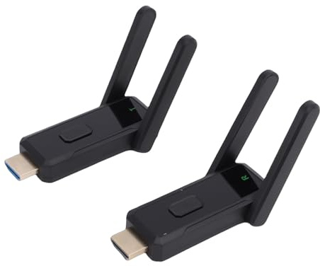 Plyisty Trådlös HDMI-Sändare Och Mottagare, 150 M/492 Ft, 5G Wifi, 4K-Avkodning, 1080P Utgång, För Strömning Av Video Och Ljud Till Monitor Från Bärbar Dator/PC/TV-Box/Projektor