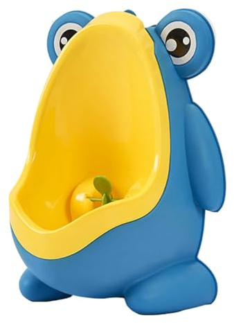 Urinatoio per Bambini Blu in Pp, Cartone, Uso Bagno | Design Unico e Pratico, per Ragazzi, Forma Simpatica, Adatto All'allenamento a Casa Stile Casuale