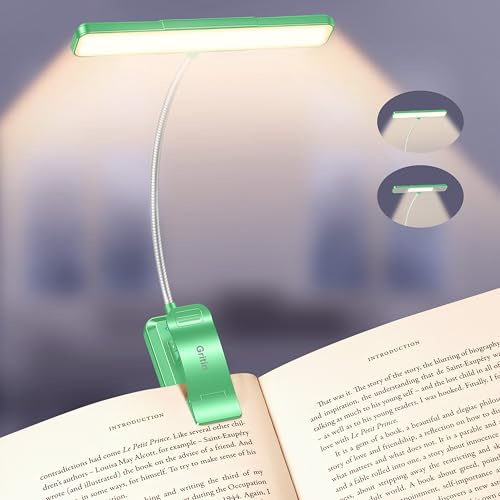 Gritin 2026 2a Gen Luce per Lettura Libri a Letto- 32 LED Spettro Completo