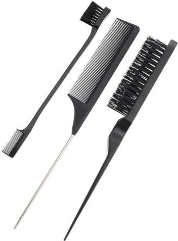 CIMAXIC Kit 3 Pezzi Pettini per Chioma in Abs Nero Riutilizzabili per Hair Highlighting Uso Conveniente a Casa