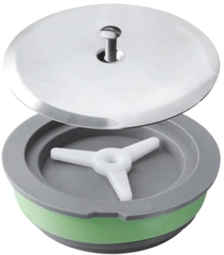 Tappo ad espansione per sifoni a pavimento 90mm con piattello 125mm