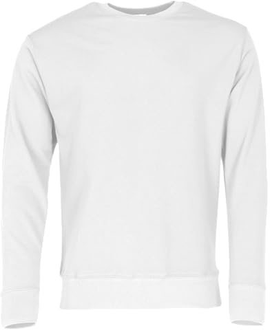 Fruit of the Loom, Drop-Shoulder Sweatshirt., Weiß, XXL