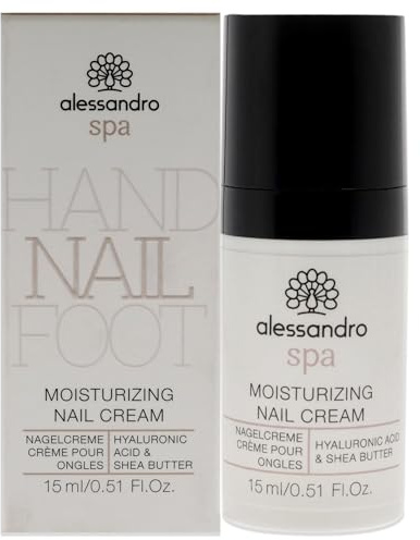 Spa Moistuirizing Nail Cream - Feuchtigkeitsspendende Nagelcreme mit Hyaluronsäure, bei brüchigen Nägeln, 15 ml