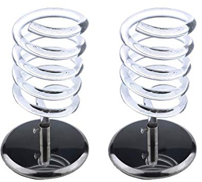 Backbayia 2 Pcs Porte Sèche Cheveux en Métal Support de Séchoir à Cheveux Organisateur Titulaire pour Salle de Bain