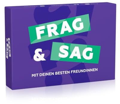 Spielehelden Frag & Sag für einen tollen Abend mit der besten Freundin | Freundinnen Geschenkideen | Geschenk Freundin Geburtstag | BFF Geschenke Mädelsabend | Lustiges