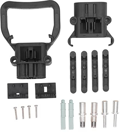 Eujgoov Gabelstapler Stromanschluss 80A Batterieladestecker Batterie Anschluss Stecker und Buchse mit Anschluss
