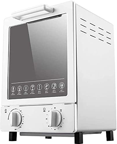 RKYRRKI Mini Forno Elettrico Multifunzionale Verticale per Uso Domestico La Regolazione della Temperatura del Forno da Tavolo Consente di Risparmiare Spazio Mini forni da 12 Litri utili